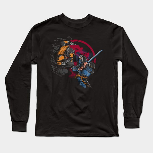 Mortal Samurais Long Sleeve T-Shirt by RedBug01